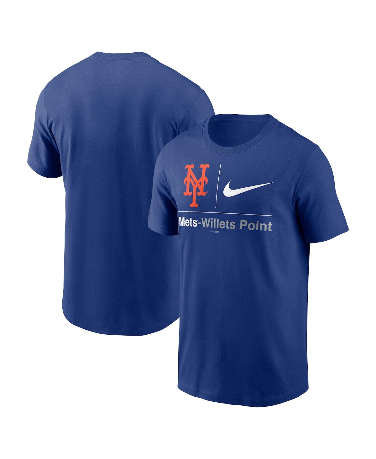 Shop Nike Men's  Royal New York Mets Willets Point Hometown T-shirt