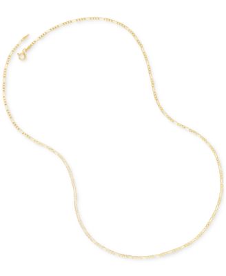 Polished 20" Figaro Chain (1.85mm) in 10K Yellow Gold