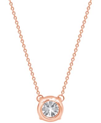 Certified Lab Grown Diamond Solitaire Pendant 18" Necklace (2-1/4 ct. t.w.) in 14k Gold
