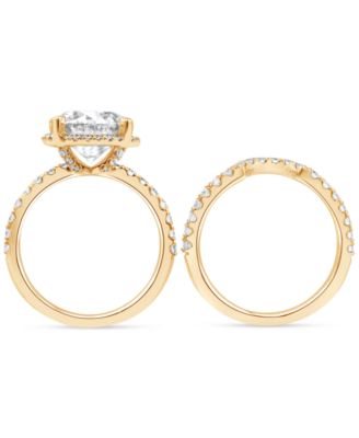 Certified Lab Grown Diamond Bridal Set (5 ct. t.w.) in 14k Gold
