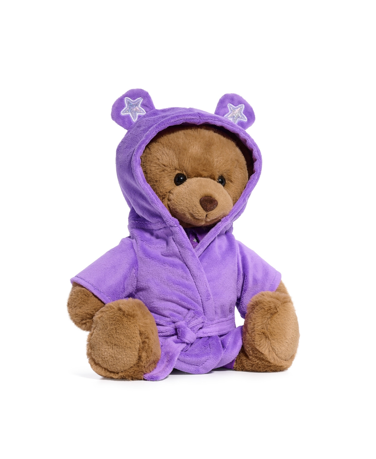 Geoffrey's Toy Box 9.5" Toy Plush Teddy Bear With Robe, Created For Macys In Pink