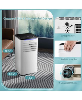7100 BTU (10000 BTU ASHRAE) Portable Air Conditioner 3-in-1 AC Unit w/ Cool Dehum Fan Sleep Mode