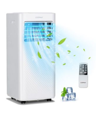 Costway 10000 BTU Portable Air Conditioner 4-in-1 AC with Cool Fan ...