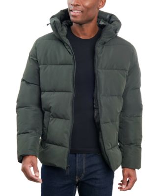 Men's Quilted Hooded Puffer Jacket 