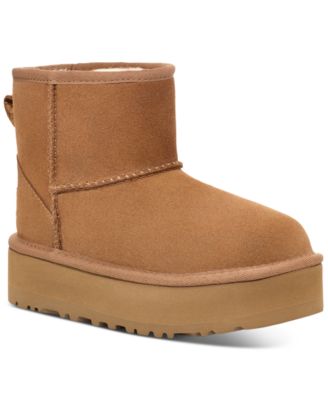 UGG® Kids Classic Mini Platform Booties - Macy's