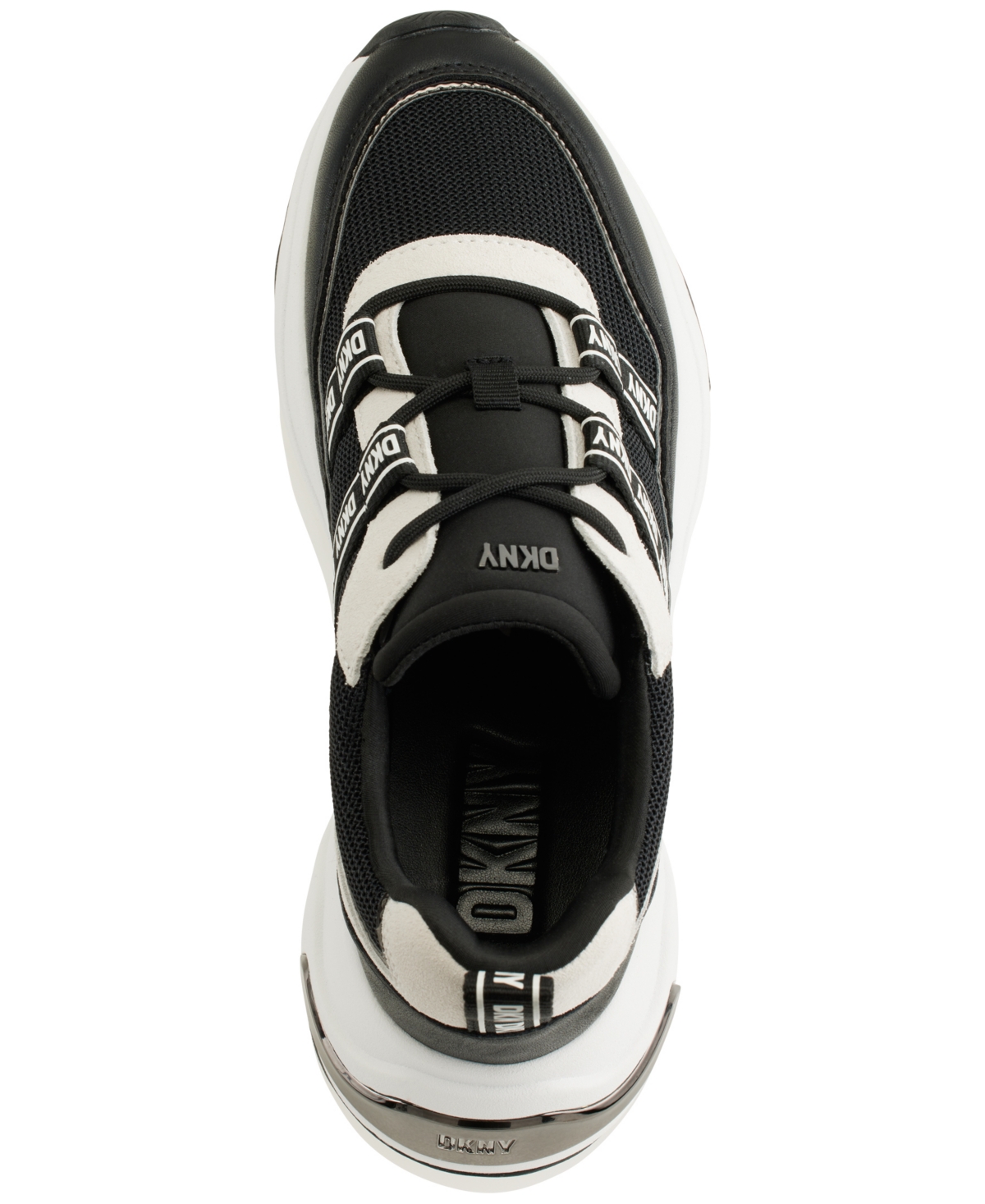 Dkny Women's Justine Lace-Up Slip-On Sneakers - Pebble Combo