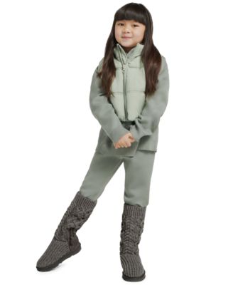 UGG® Kids Classic Cardi Cable Knit Boots - Macy's