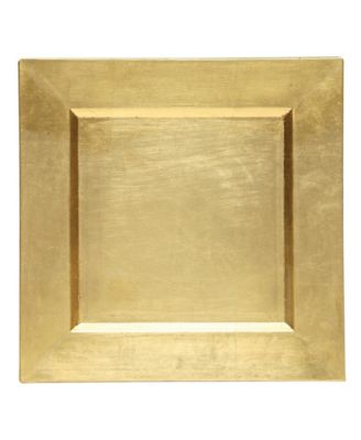 Square Charger Plate 12 Piece Dinnerware Set, Service for 12