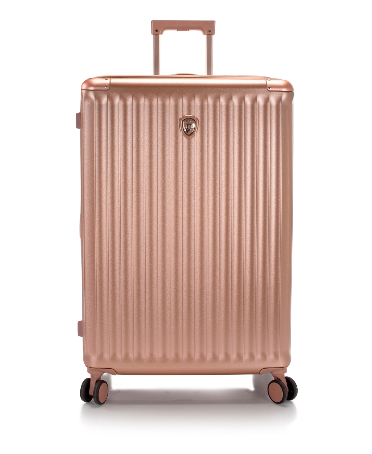 Heys Luxe Hard Side 21" Carryon Spinner In Rose Gold