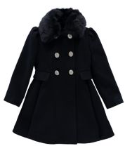 Macys girls dress deals coat