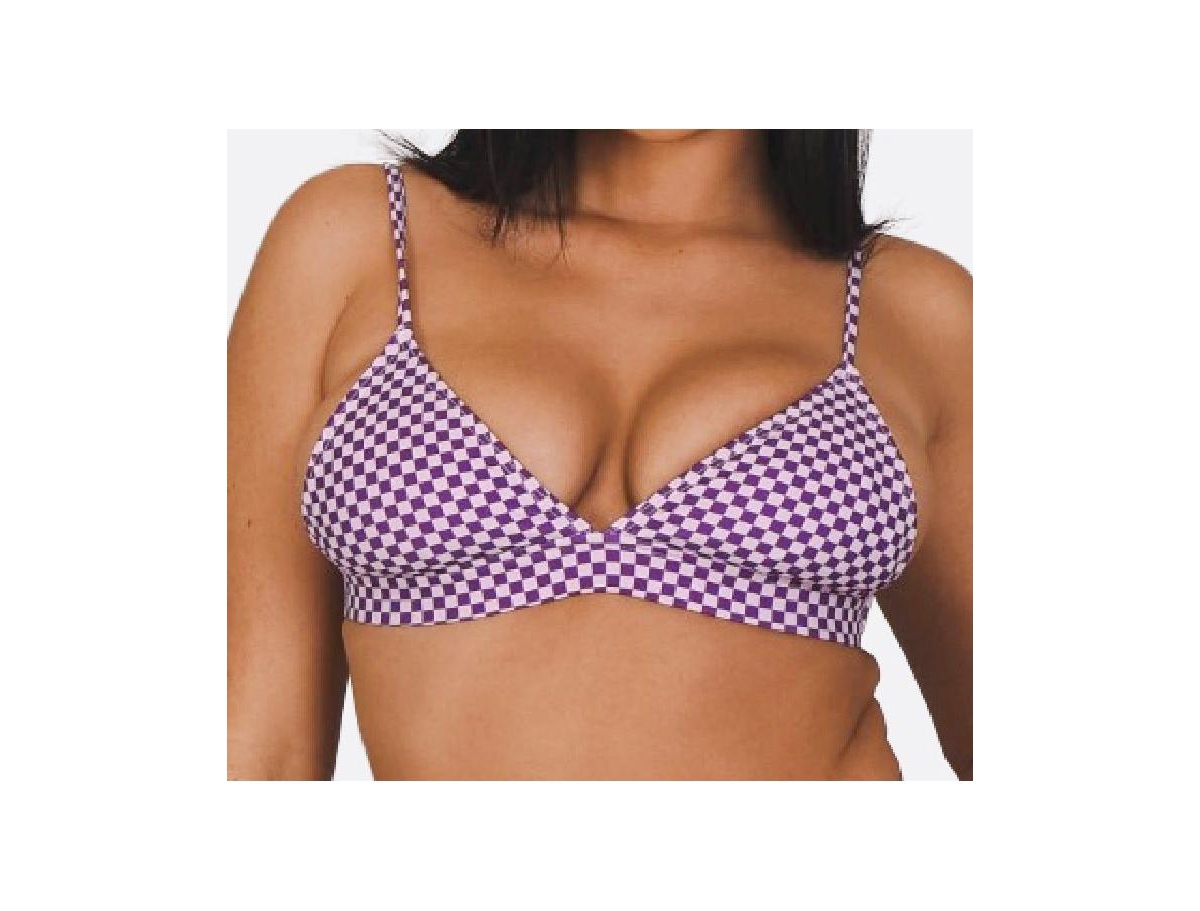 Oosc Women's Checkmate Boost 'Em Up Bikini Top