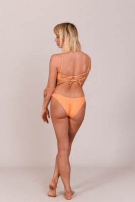 Women's Tangerine Squeeze Brazilian Bikini Bottoms