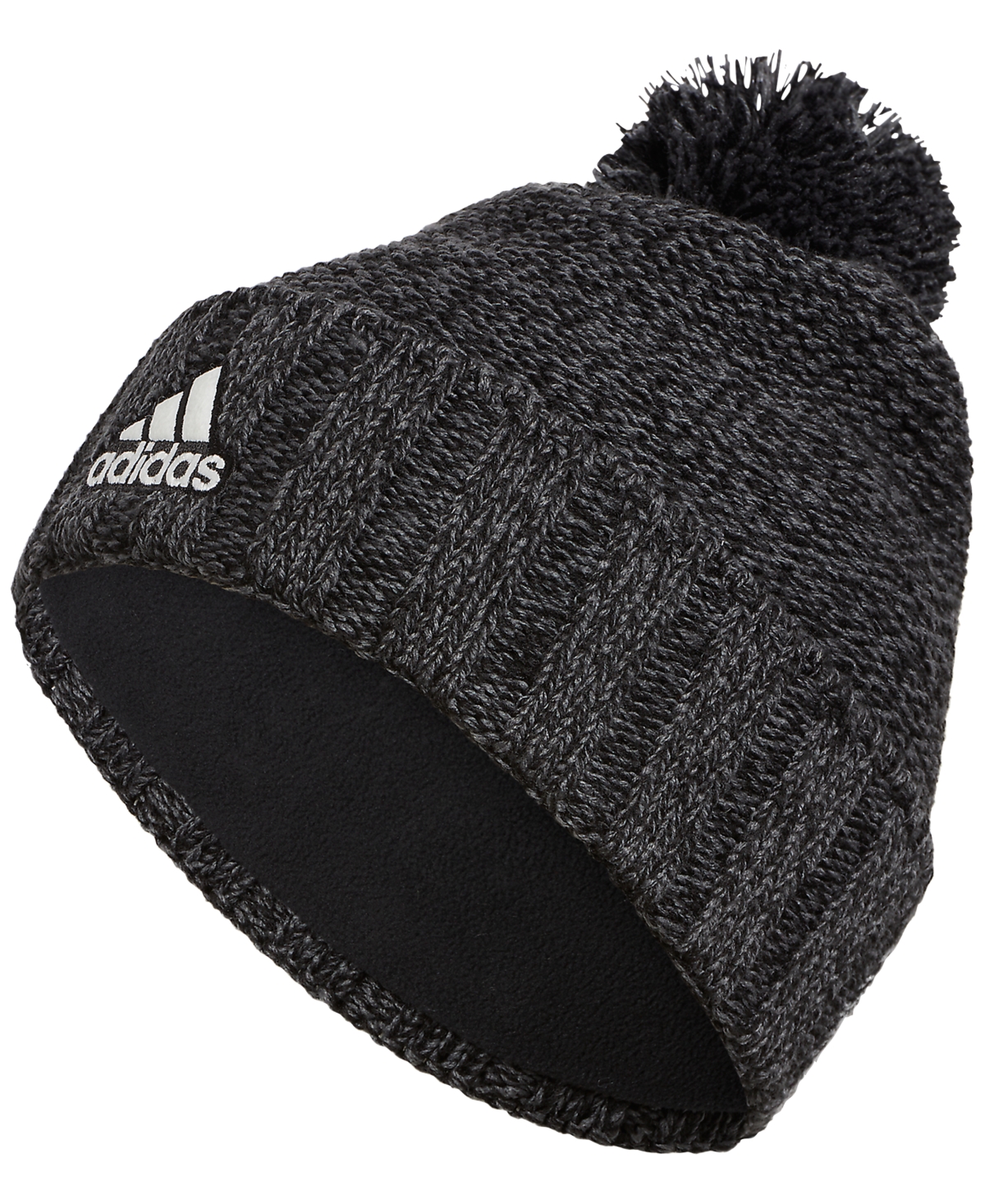 Shop Adidas Originals Men's Tall Fit Recon Ballie 3 Knit Hat In Charcoal