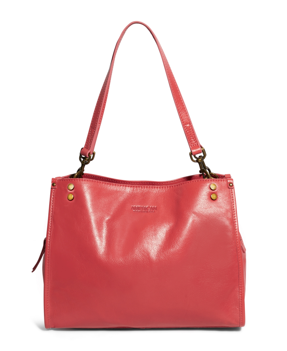 American Leather Co. Women's Lenox Triple Entry Satchel Handbag In Multi