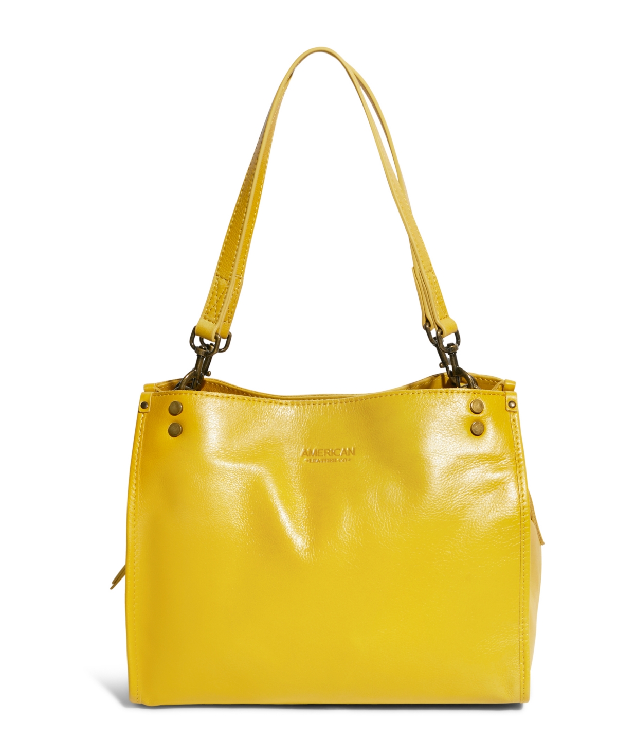 American Leather Co. Viv Hobo Bag In Daffodil Vintage