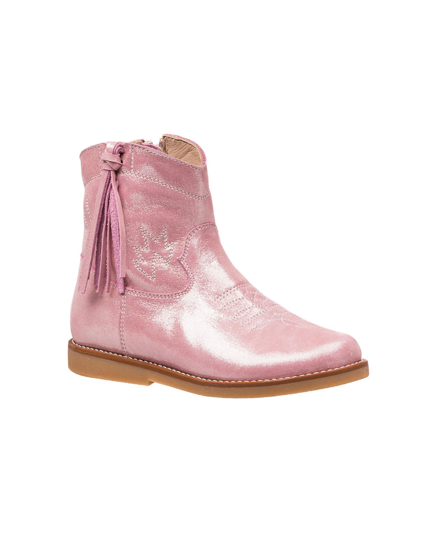 Ботинки Elephantito Child Girls Hannah Suede Boot для малышей, цвет: Металлик розовый — фото 2
