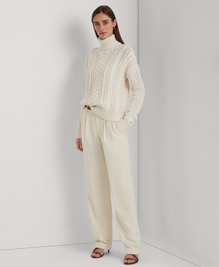 Ralph lauren women's cotton turtlenecks hot sale