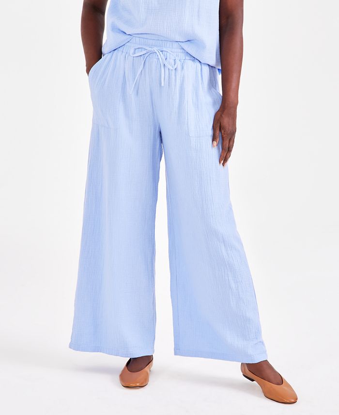 Alfani Petite Tummy-control Pull-on Skinny Pants, Petite & Petite Short,  Created For Macy's In Black