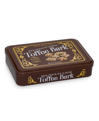 Holiday Milk Chocolate Almond Toffee Bark Tin, Created for Macy's