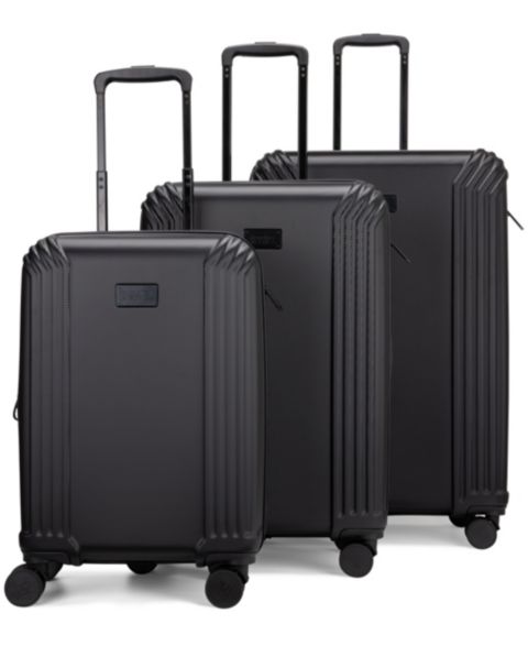 Чемоданы Badgley Mischka Evalyn 3 Piece Expandable Luggage Set, цвет: Чёрный