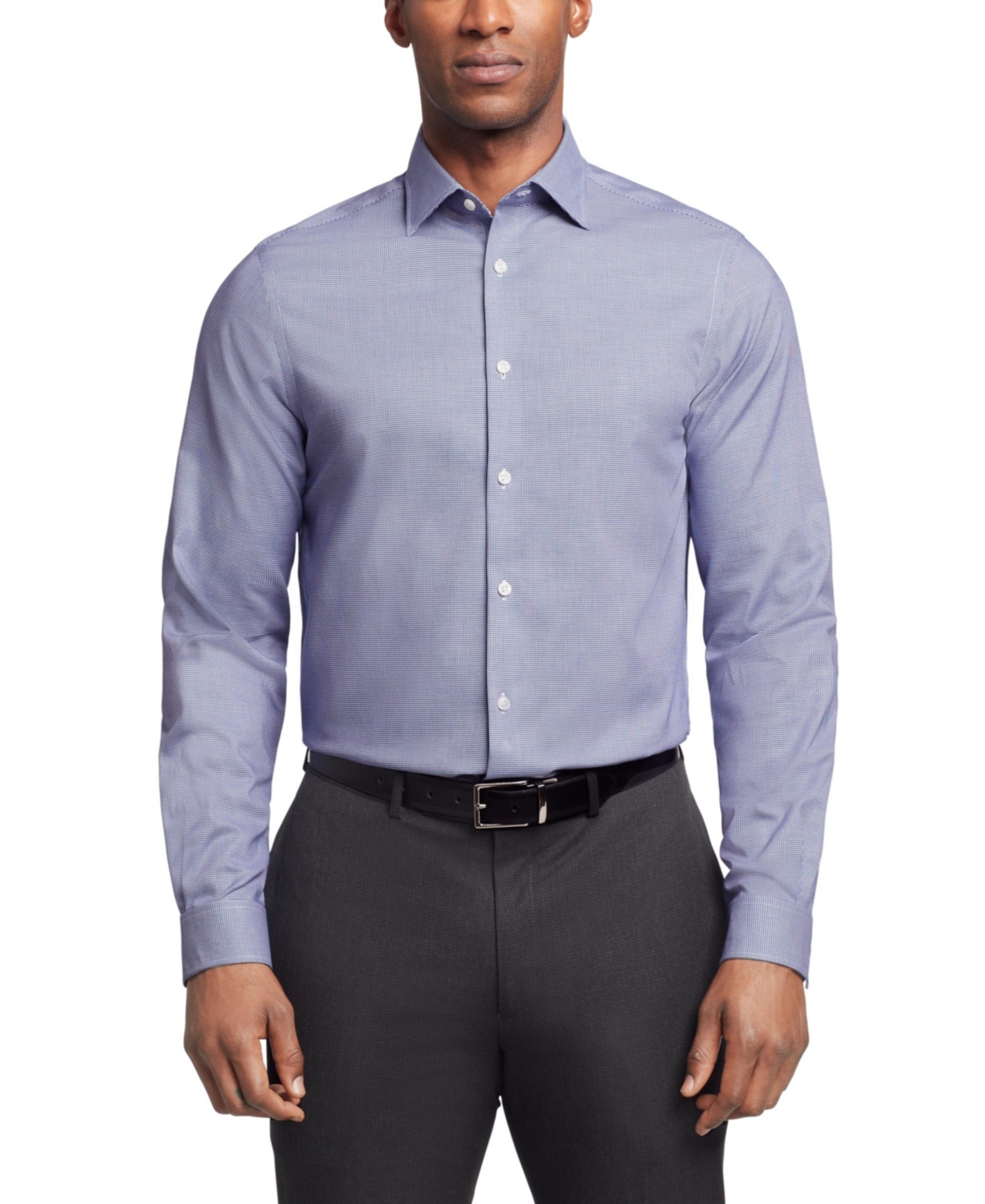 Michael Kors Men's Regular Fit Airsoft Stretch Ultra Wrinkle Free Dress Shirt