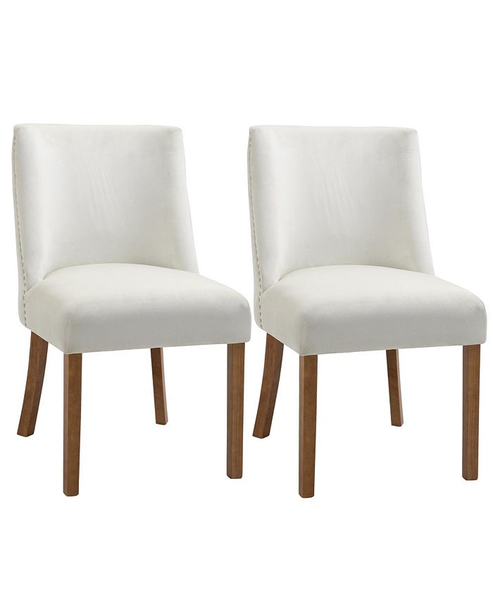 Modern Dining Chairs Set of 2 with High Back, Dining Room Chairs