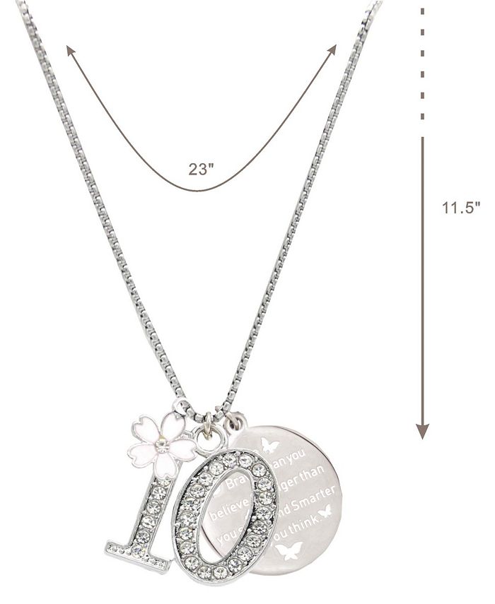 Meant2tobe 10th Birthday Gifts for Girls: Jewelry Set with Necklace and ...