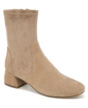 Beige shop suede booties