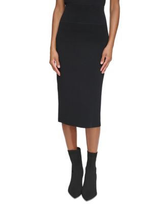 Calvin Klein - Women's Pull-On Sweater Pencil Skirt