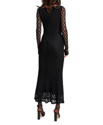Women's Adoni Lace Long-Sleeve Midi Dress