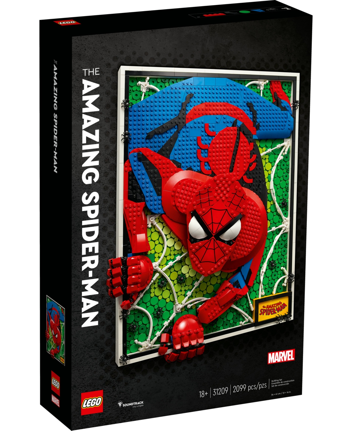 Shop Lego Art 31209 The Amazing Spider-man Toy Building Set In Multicolor