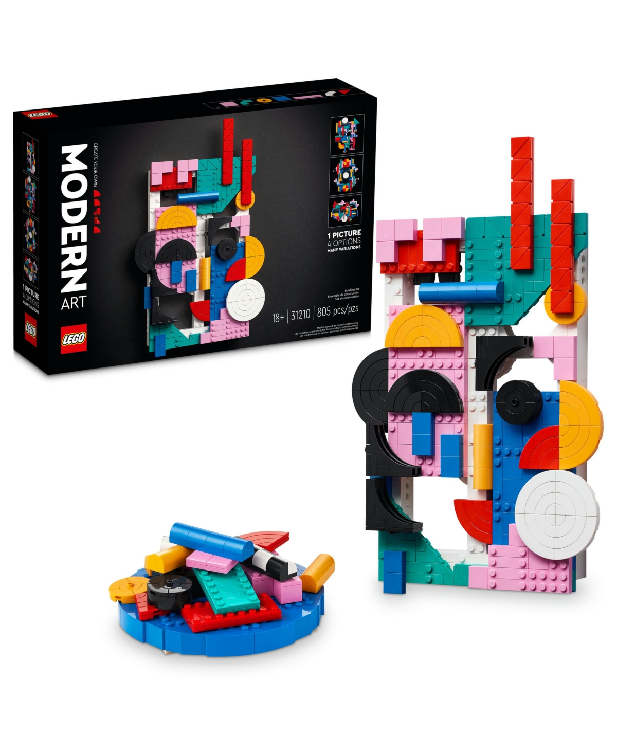 Lego Art 31210 Modern Art Toy Building Set In Multicolor