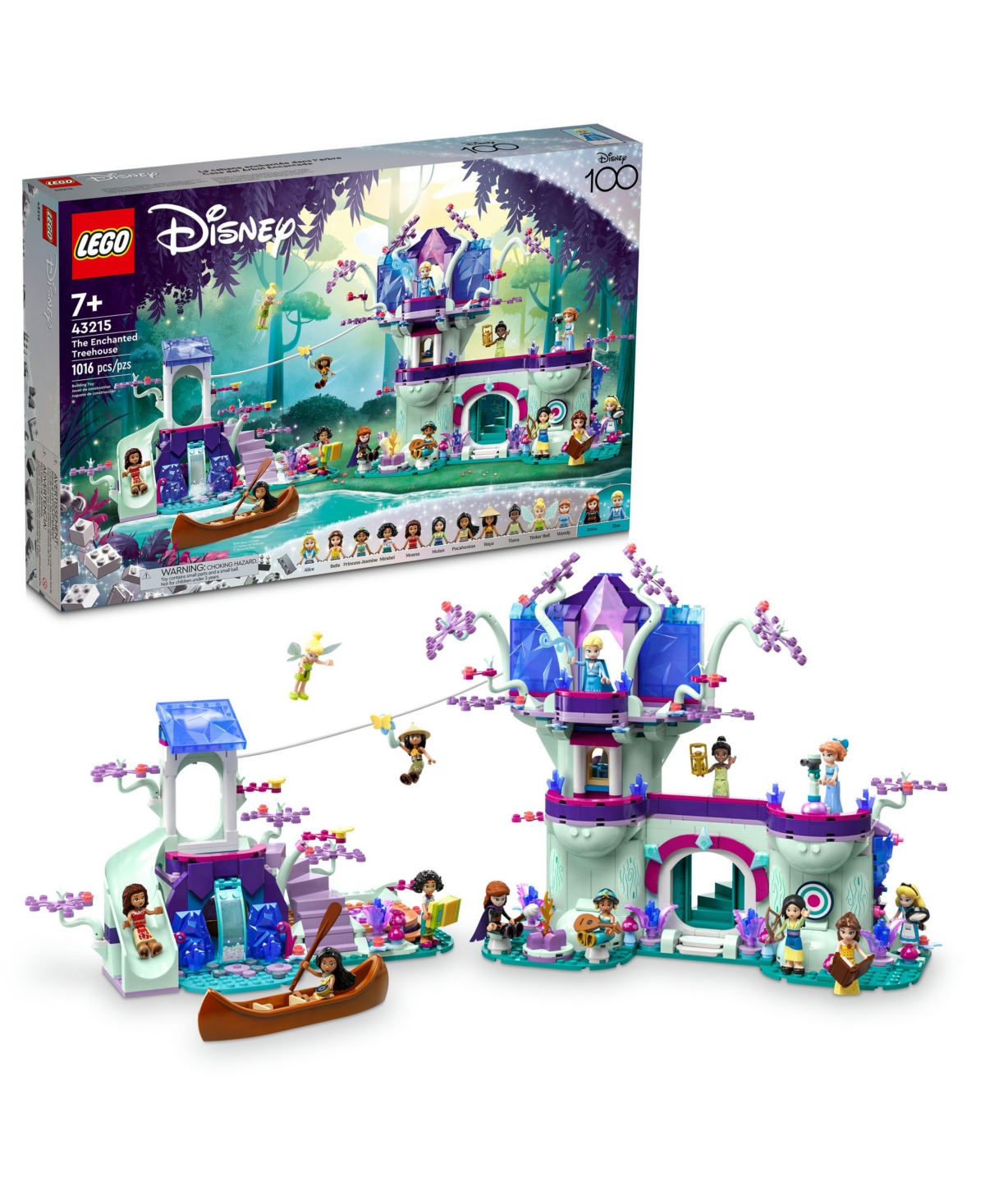 Lego Disney 43215 The Enchanted Treehouse Toy Building Set In Multicolor