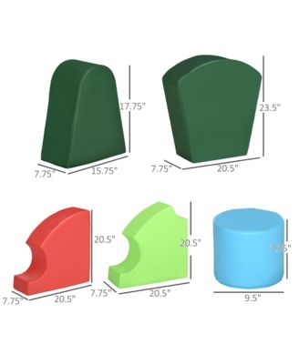 10-Piece Rearrangeable Foam Play Set for Creativity and Shape Discovery, Baby Soft Play Equipment with Easy-to-Clean Surface, Toddler Educational Toy for 18 Month Old Girls & Boys