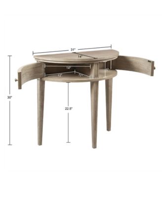 Crestview 30" High Wood Storage Console Table