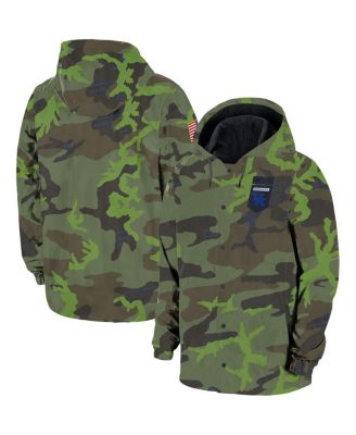 Men's Camo Kentucky Wildcats Hoodie Full-Snap Jacket