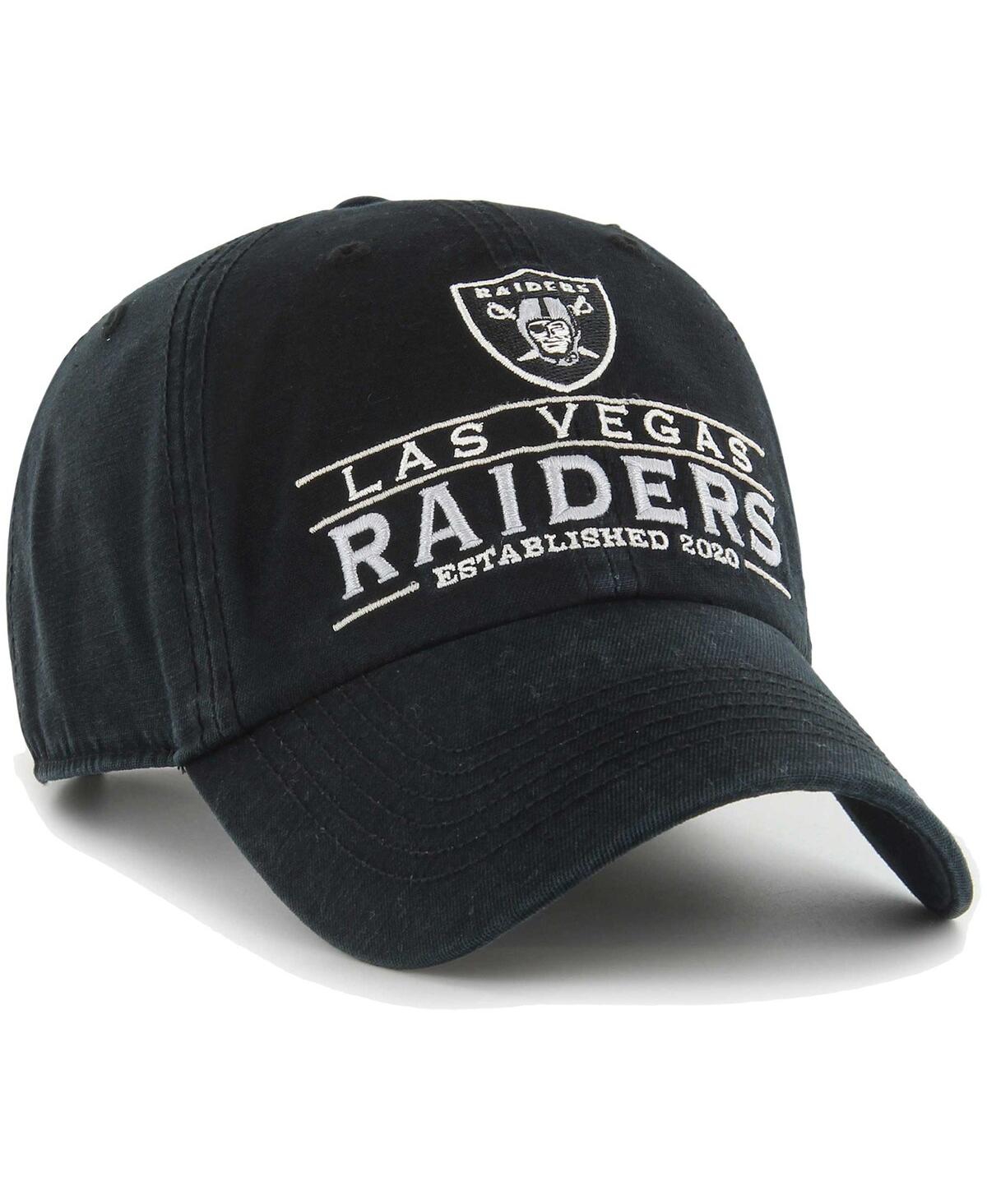 Men's '47 BrandLas Vegas Raiders Vernon Clean Up Adjustable Hat - Black
