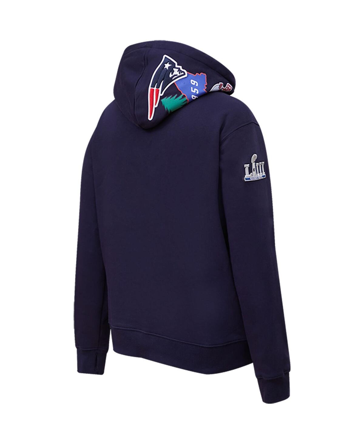 Shop Pro Standard Women's  Navy New England Patriots Local Patch Pullover Hoodie