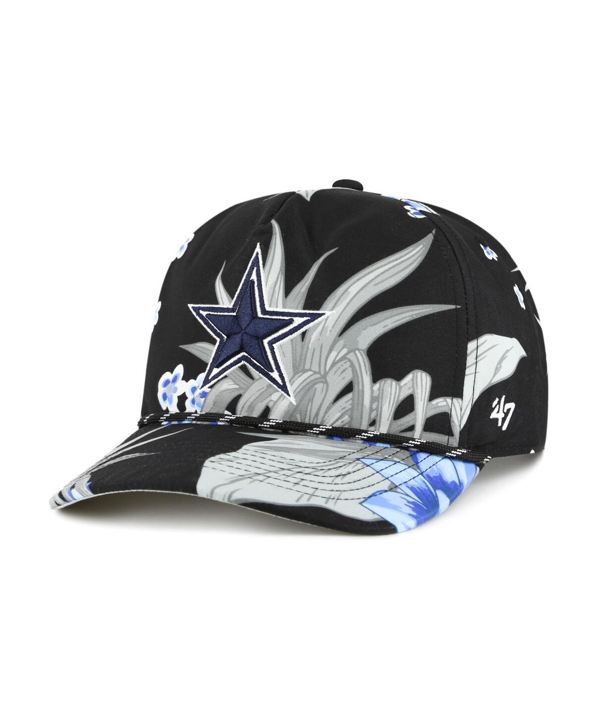 47 Brand Men's ' Black Dallas Cowboys Dark Tropic Hitch Adjustable Hat