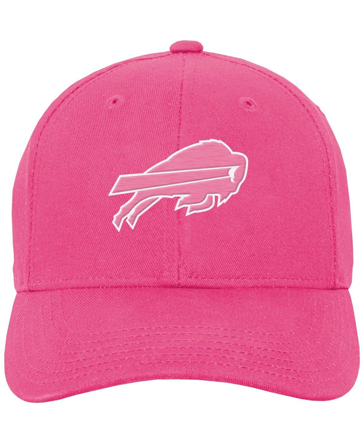 Shop Outerstuff Big Girls Pink Buffalo Bills Adjustable Hat