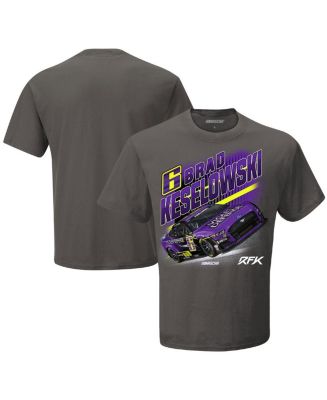 Men's Rfk Racing Charcoal Brad Keselowski Violet Defense Car 1-Spot T ...