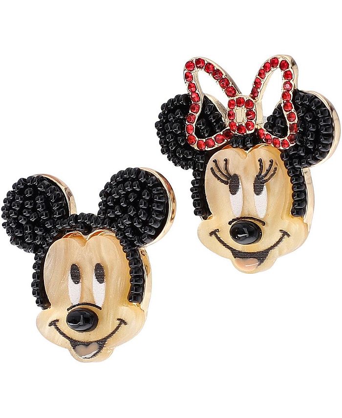 BaubleBar Disney x Valentine's Mickey & Minnie Kissing With Red Heart  Earrings - $29 New With Tags - From Kaka