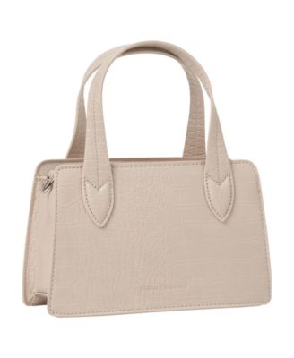 August Croc-effect Faux Leather Crossbody Bag