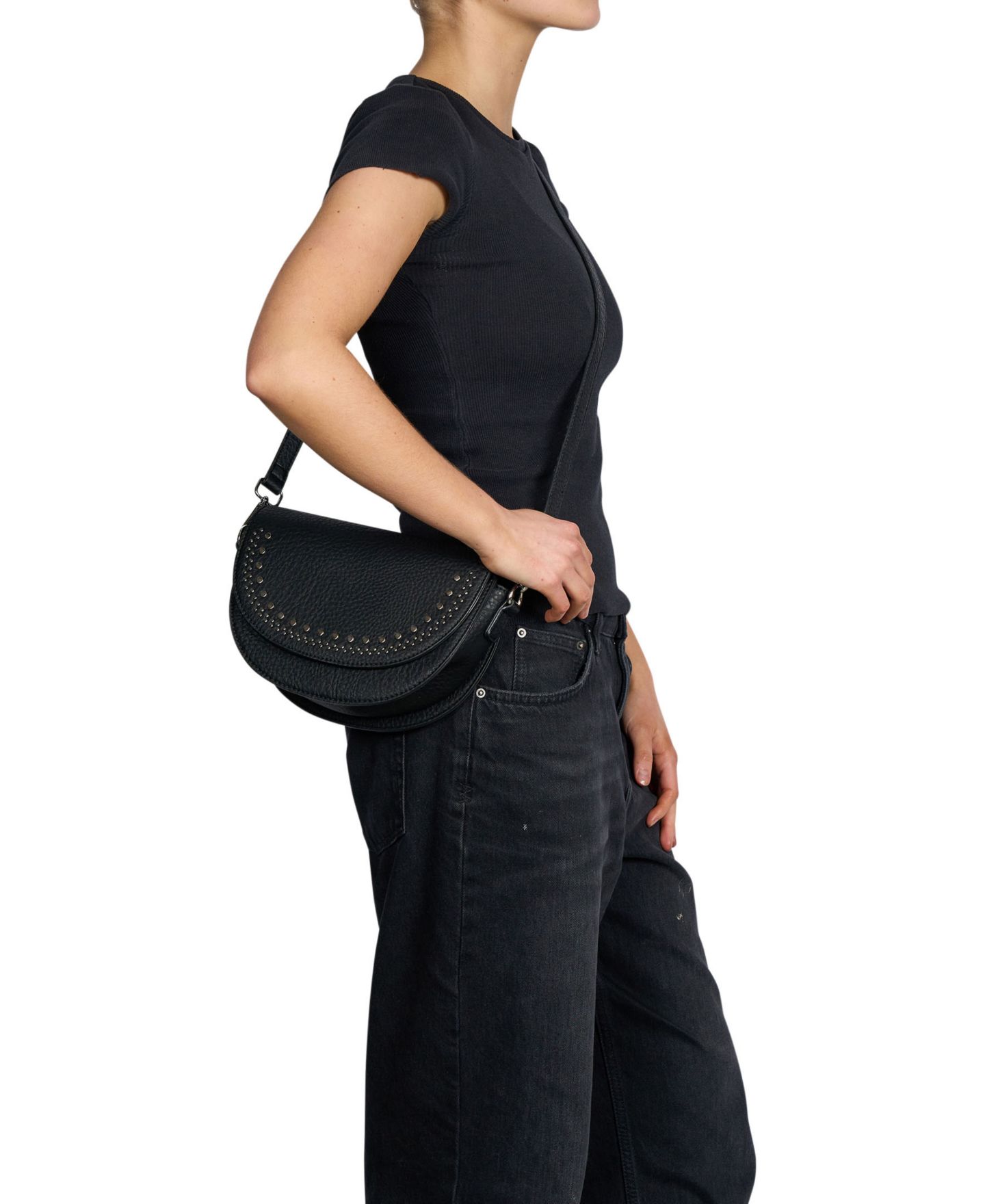 Женская сумка Urban Originals Rocket Faux Leather Crossbody, цвет: Чёрный — фото 6