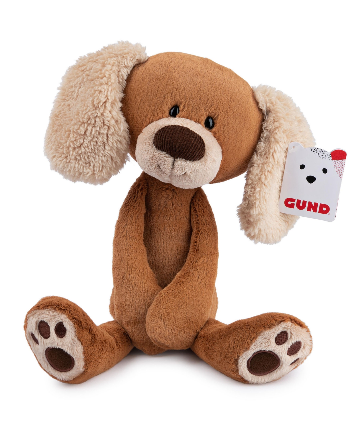 Shop Gund Take-along Friends, Masi Puppy Dog Plush Stuffed Animal, 15" In Multi-color