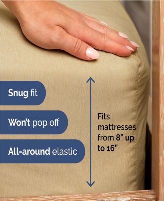 4 Piece Deep Pocket Microfiber (Muted, Vibrant, Heathered) Sheet Set - Queen