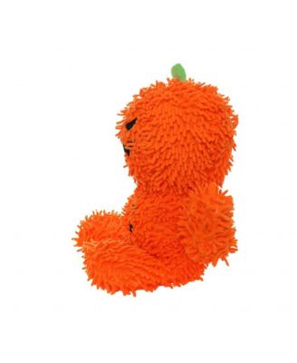 Microfiber Ball Med Pumpkin Man, Durable Squeaky Halloween Dog Toy