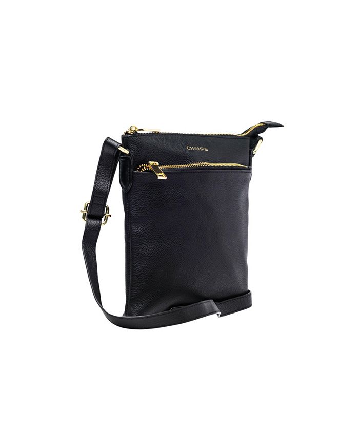 CHAMPS Ladies Leather Crossbody Bag from the Gala Collection Macy's