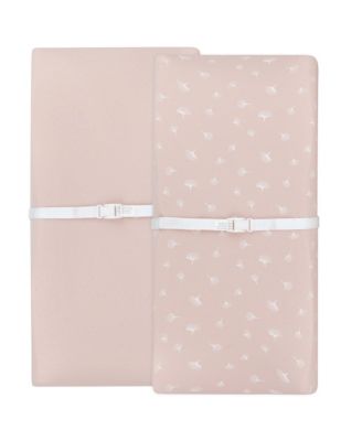 Baby Changing Pad Cover - Cradle Sheet 100% Combed Jersey Cotton