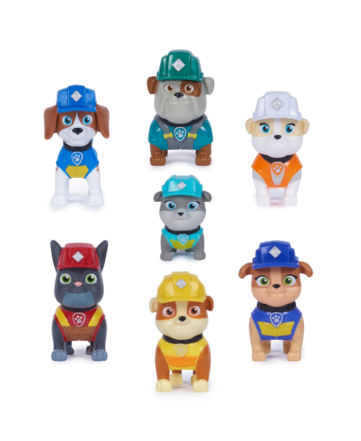 Rubble & Crew , Toy Figures Gift Pack, With 7 Collectible Action Figures In Multi-color